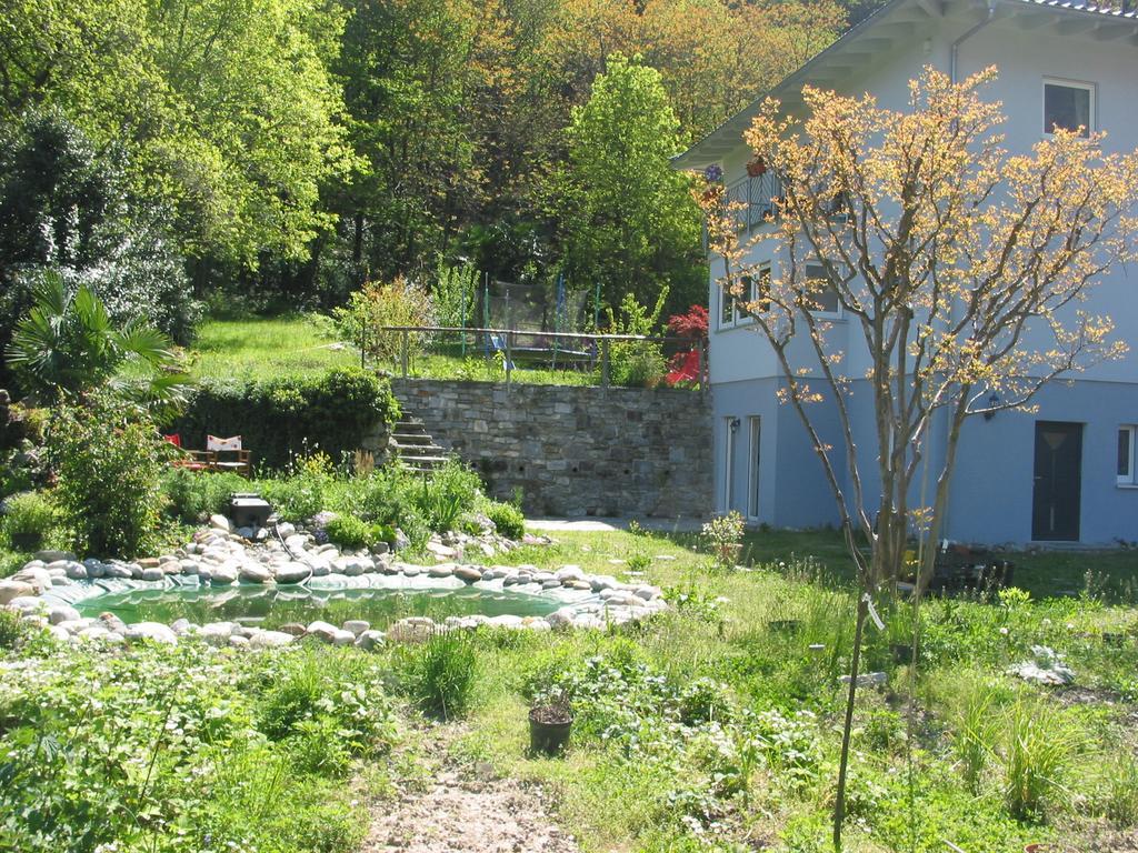 Ferienwohnung Casa in Königs GarteN Intragna TI Exterior foto